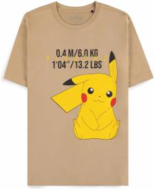 Pokémon - Pikachu Short Sleeved T-shirt (Beige) voor de Kleding kopen op nedgame.nl