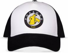 Pokémon - Men's Adjustable Cap Pikachu White/Black voor de Merchandise kopen op nedgame.nl