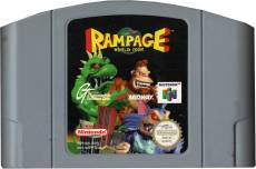 Rampage World Tour (losse cassette) voor de Nintendo 64 kopen op nedgame.nl