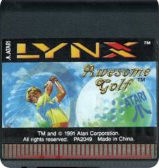 Awesome Golf (losse cassette) voor de Atari Lynx kopen op nedgame.nl