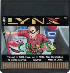 Chip's Challenge (losse cassette) voor de Atari Lynx kopen op nedgame.nl