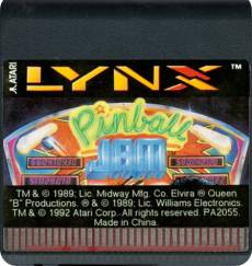 Pinball Jam (losse cassette) voor de Atari Lynx kopen op nedgame.nl