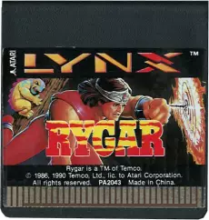Rygar (losse cassette) voor de Atari Lynx kopen op nedgame.nl