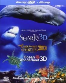 Jean-Michel Cousteau Trilogy: Sharks 3D / Dolphins and Whales 3D / Ocean Wonderland 3D voor de Blu-ray kopen op nedgame.nl