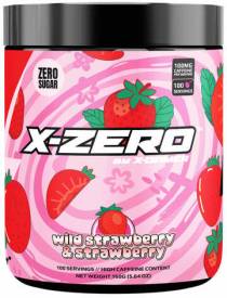 X-Gamer 160g X-Zero Formula - Wild Strawberry & Strawberry voor de Energy kopen op nedgame.nl