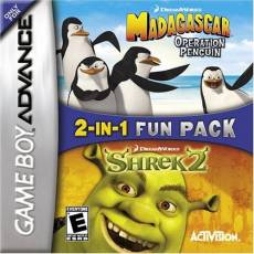Madagascar: Operation Penguin + Dreamworks Shrek 2 voor de GameBoy Advance kopen op nedgame.nl