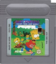 Bart Simpson Escape From Camp Deadly (losse cassette) voor de Gameboy kopen op nedgame.nl