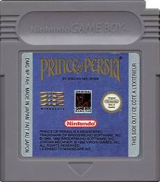 Prince of Persia (losse cassette) voor de Gameboy kopen op nedgame.nl
