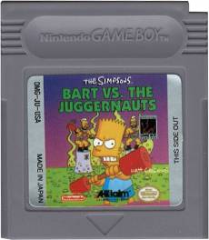 The Simpsons Bart vs the Juggernauts (losse cassette) voor de Gameboy kopen op nedgame.nl