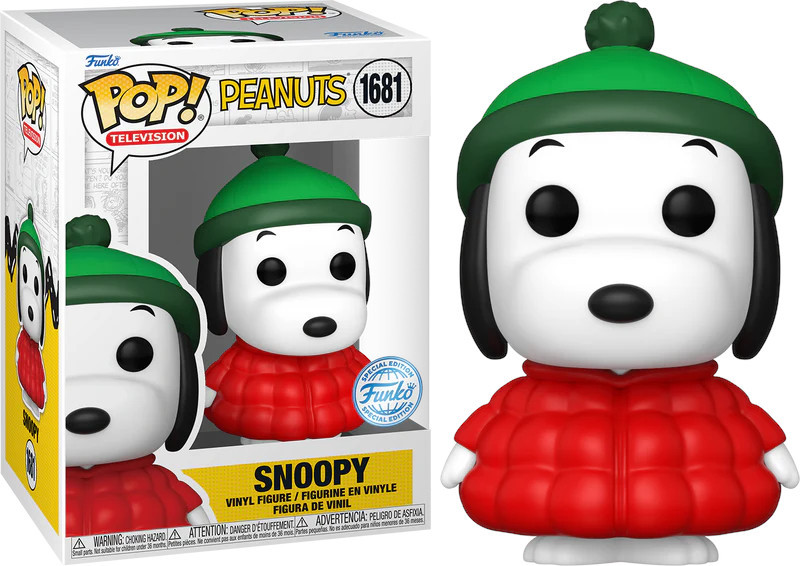 Peanuts Funko Pop Vinyl: Snoopy In Coat afbeelding