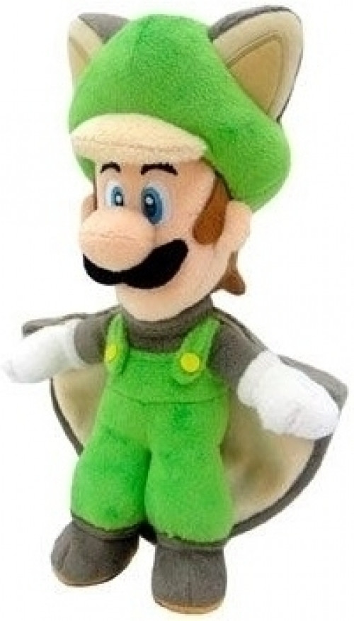 Image of Super Mario Pluche - Flying Squirrel Luigi (23cm)