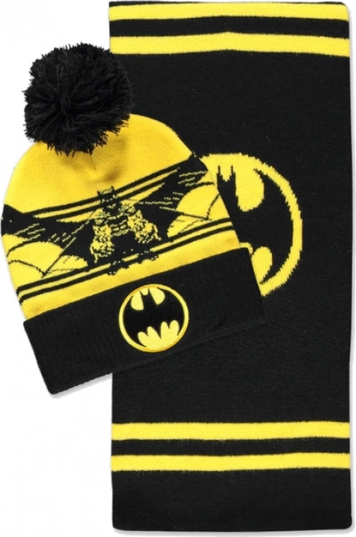 Batman Beanie & Scarf Giftset afbeelding