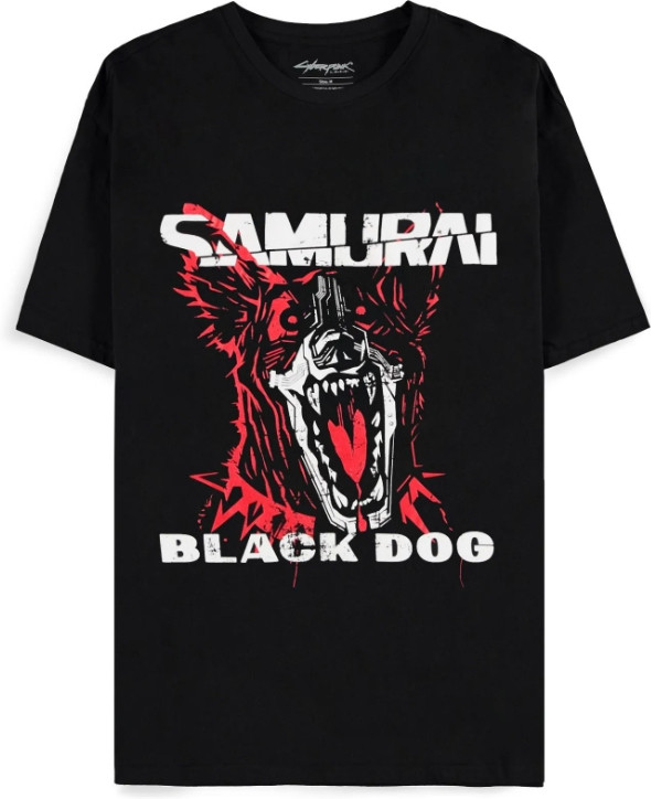 Cyberpunk 2077 - Black Dog Samurai Men's Short Sleeved T-shirt
