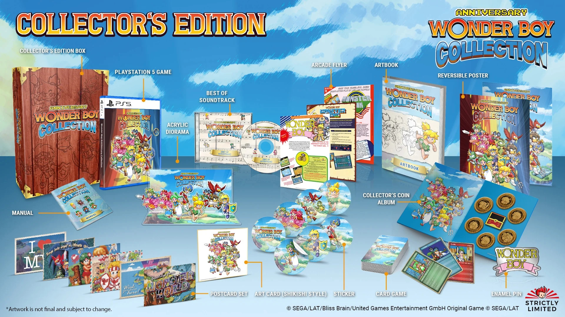 Wonder Boy Anniversary Collection Collector's Edition