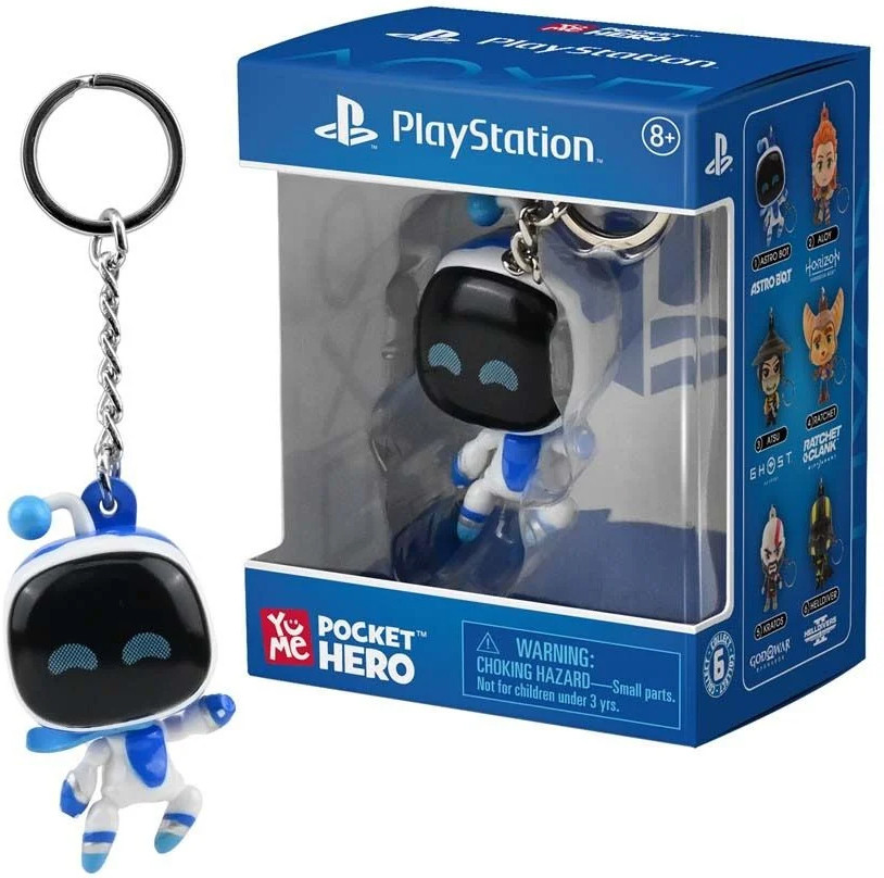 Playstation Pocket Hero Keychain - Astro Bot