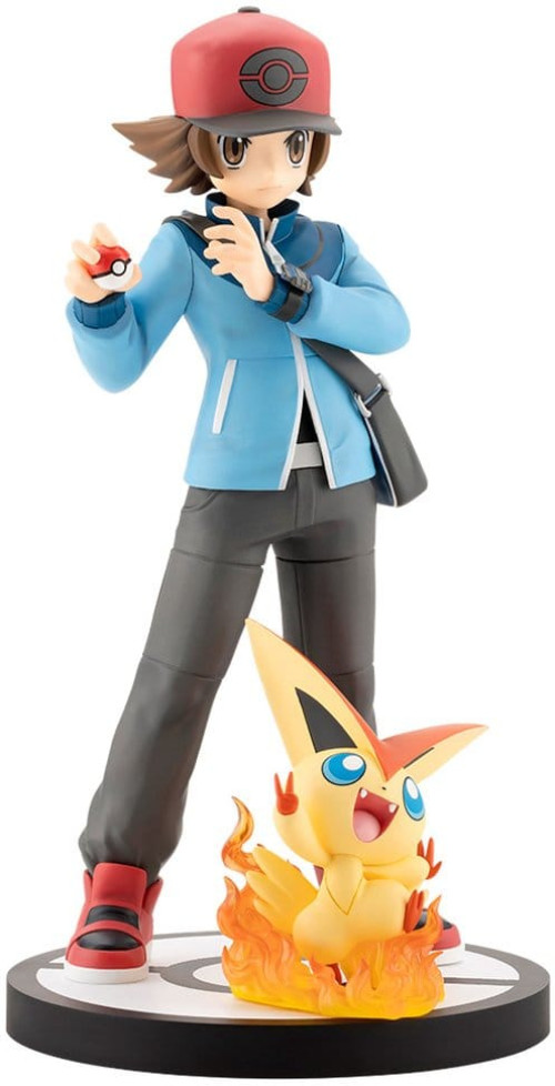 Pokémon ARTFX J Figure - Hilbert with Victini