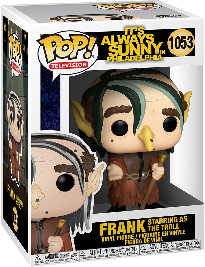 It's Always Sunny in Philadelphia Pop Vinyl Frank Starring as the Troll