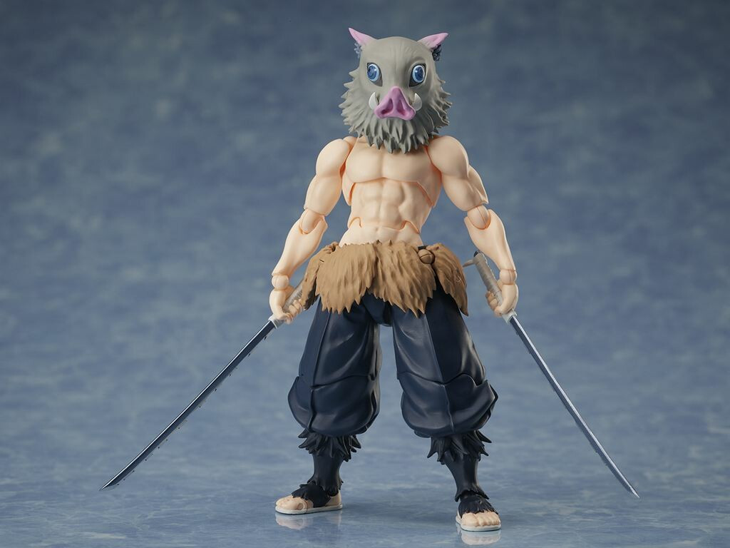 Demon Slayer Kimetsu no Yaiba 1:12 Scale Action Figure - Inosuke Hashibira
