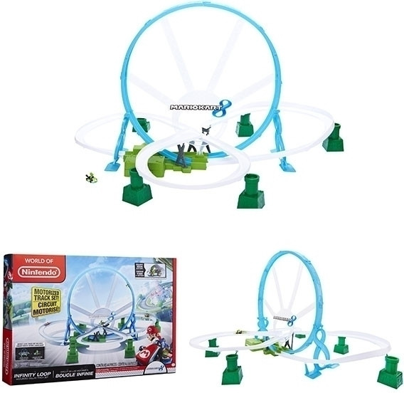 Image of Nintendo Circuit looping Deluxe + Yoshi vehicle