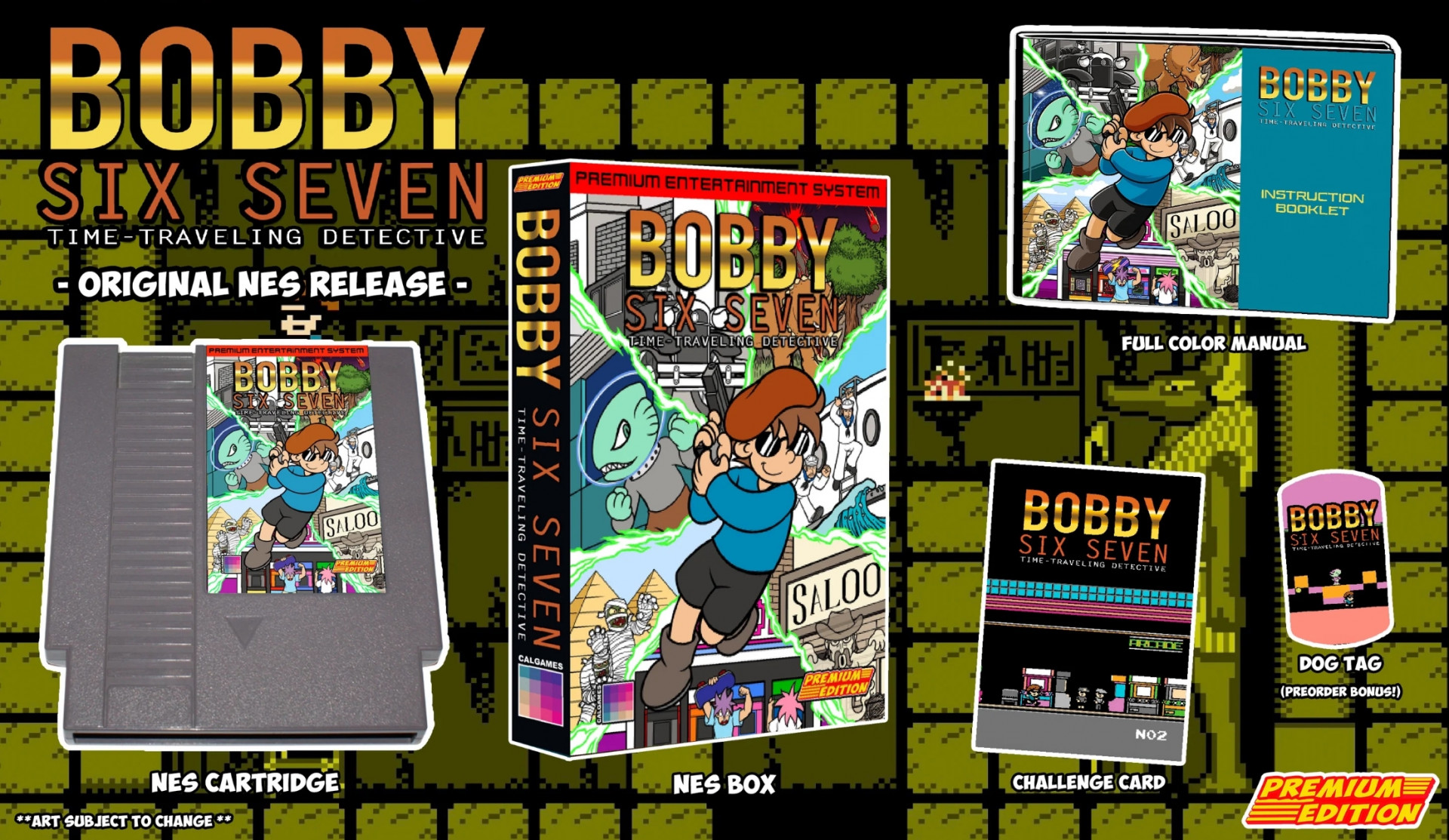 Bobby Six Seven: Time-Traveling Detective NES Edition