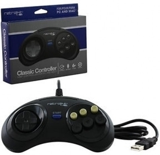 Image of Sega Megadrive Style USB Controller