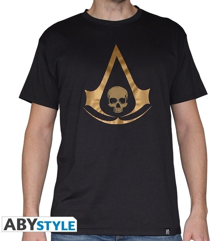 Assassin's Creed - AC 4 Golden Crest Men's T-shirt Black