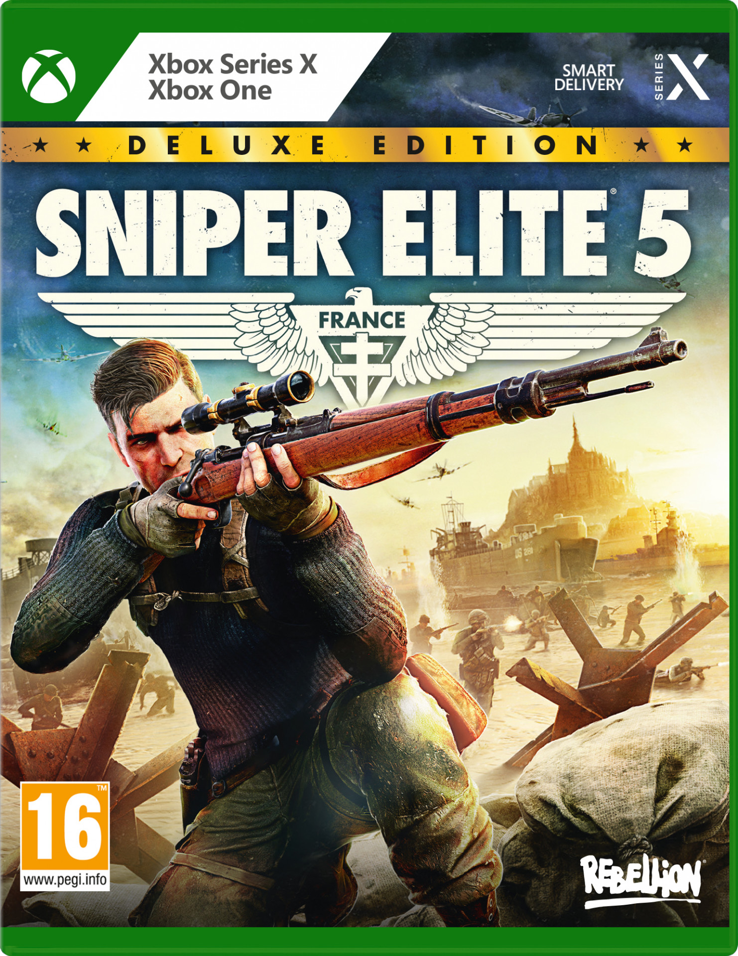Sniper Elite 5 Deluxe Edition (verpakking Italiaans, game Engels)