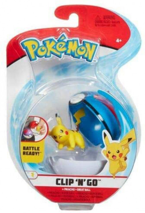 Pokemon Figure - Pikachu + Great Ball (Clip 'n' Go) kopen?