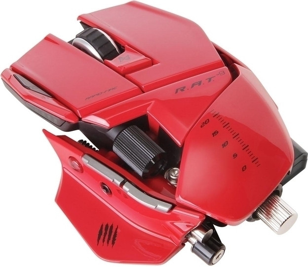 Image of Madcatz R.A.T. 9 Wireless Gaming Mouse (Red)