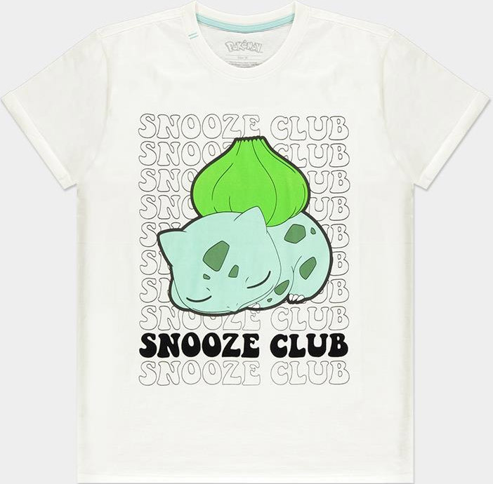 PokÃ©mon - Bulbasaur Snooze Club Men s T-shirt - XL