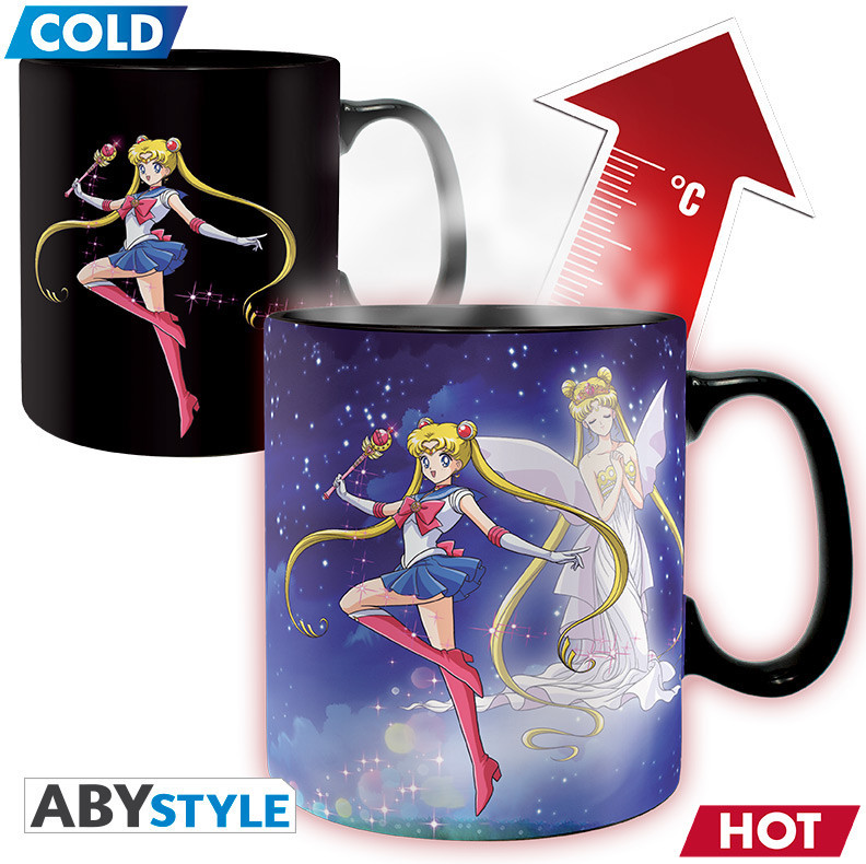 Abystyle Sailor Moon Heat Change Mug - Sailor & Chibi