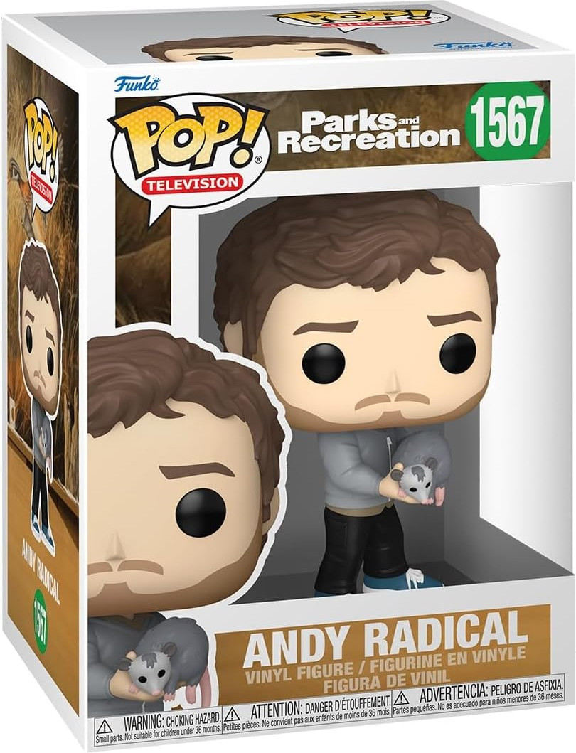 Parks and Recreation 15th Funko Pop Vinyl: Andy Radical afbeelding