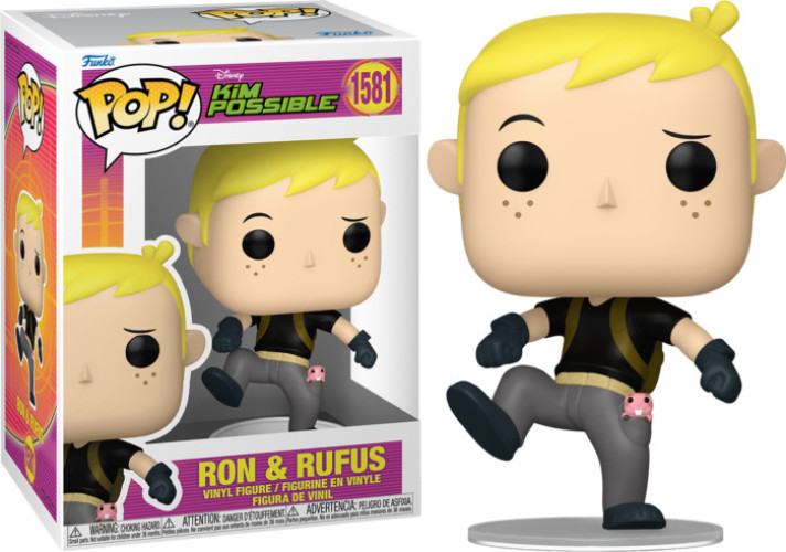 Kim Possible Funko Pop Vinyl: Ron & Rufus afbeelding