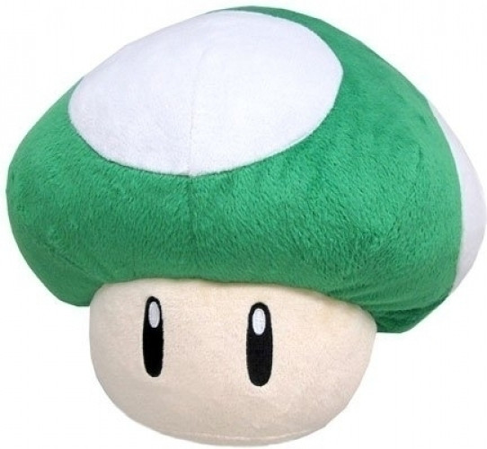 Super Mario Pluche - 1-Up Mushroom Pillow