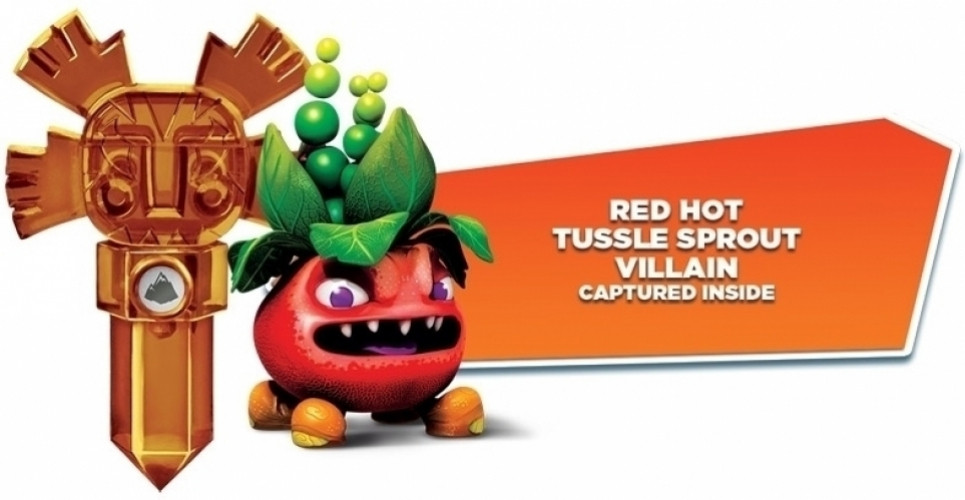 Image of Skylanders Trap Team - Earth Trap (Red Hot Tussle Sprout Villain Inside)