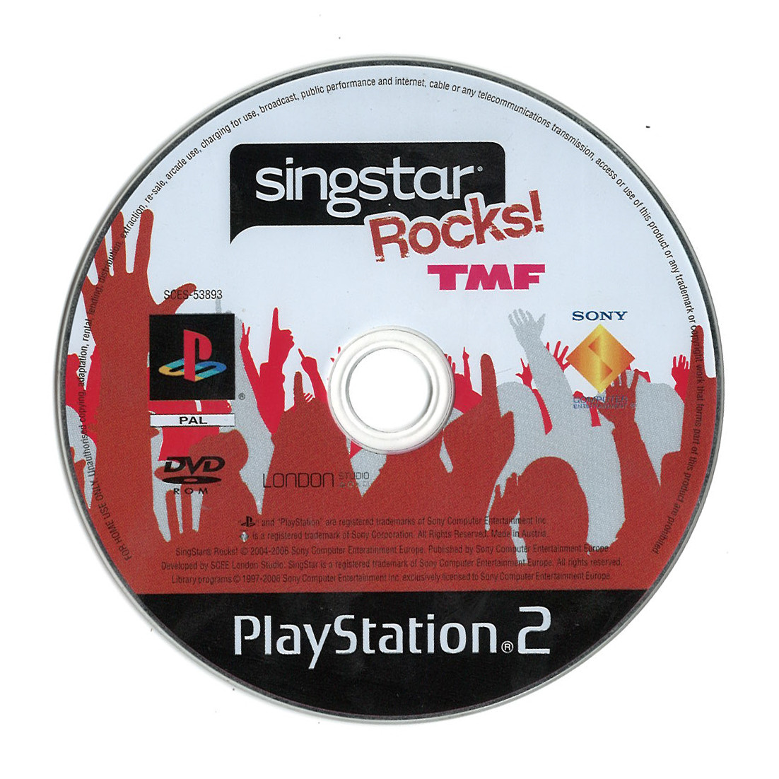 Singstar Rocks (Dutch/English) (losse disc)
