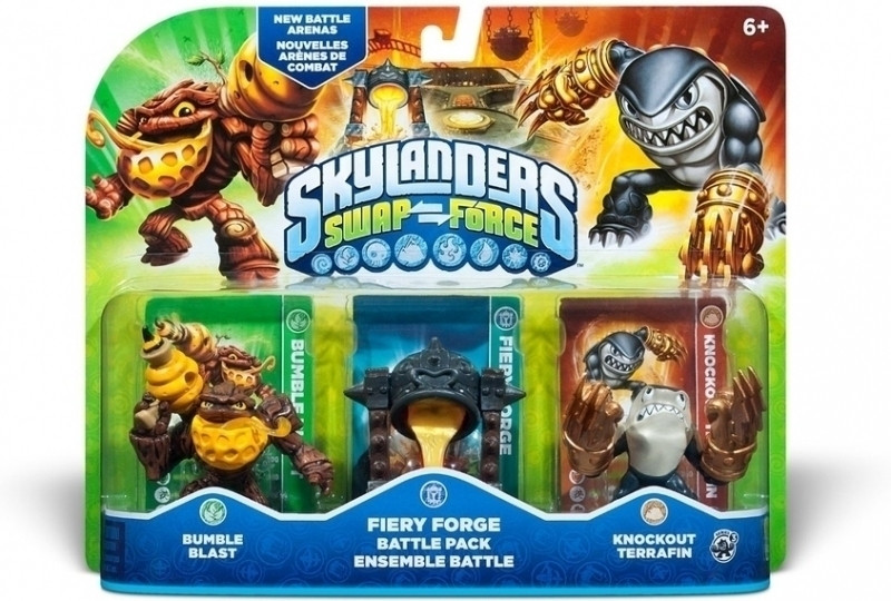 Skylanders Swap Force: Battle Pack Bumble Blast, Knockout Terrafin, Fiery Force