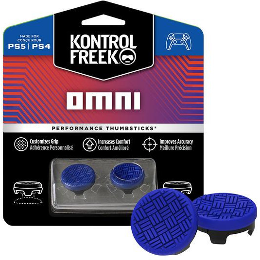 KontrolFreek Omni Thumbsticks - PS5/PS4 - Blauw