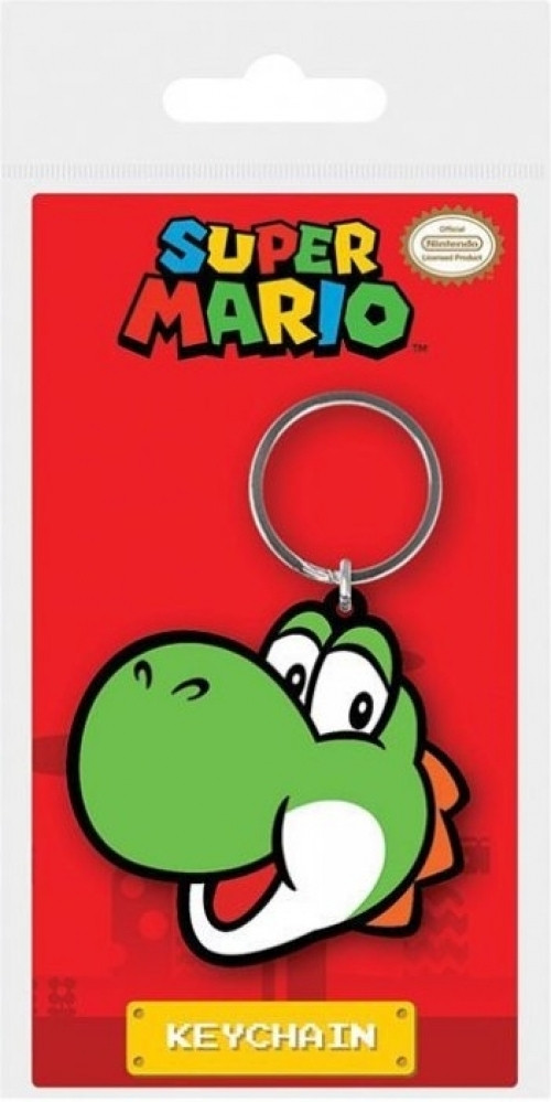 Super Mario - Yoshi Rubber Keychain