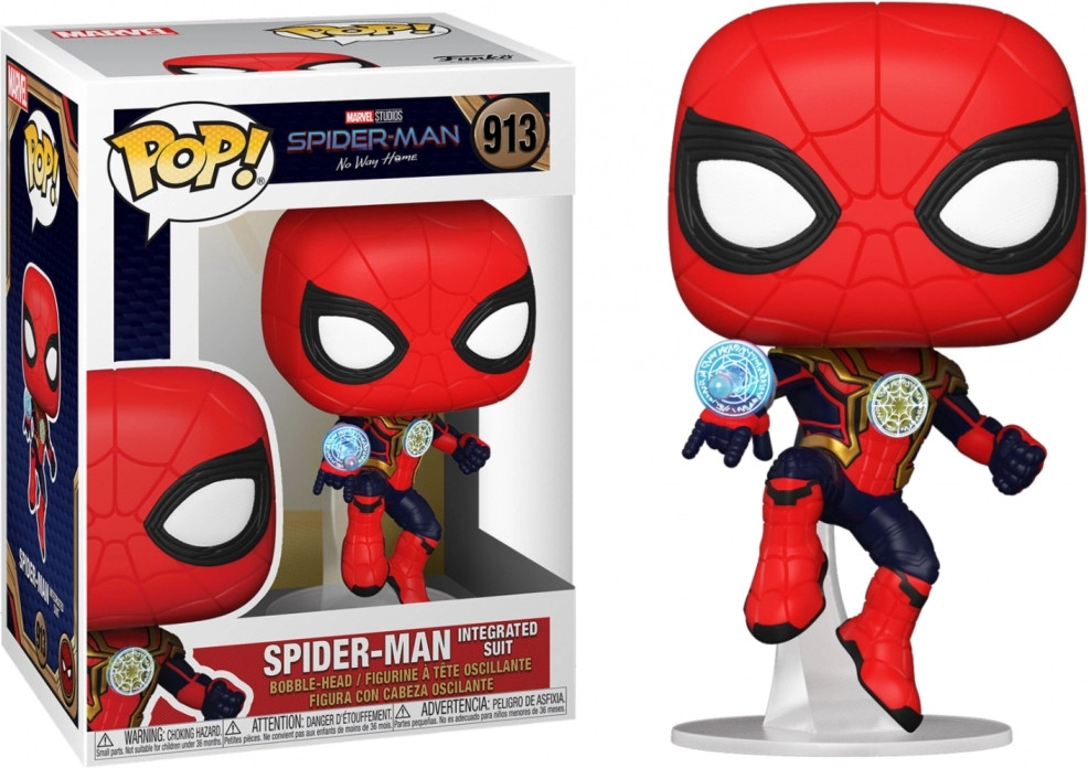 Spider-Man No Way Home Funko Pop Vinyl: Spider-Man Integrated Suit afbeelding