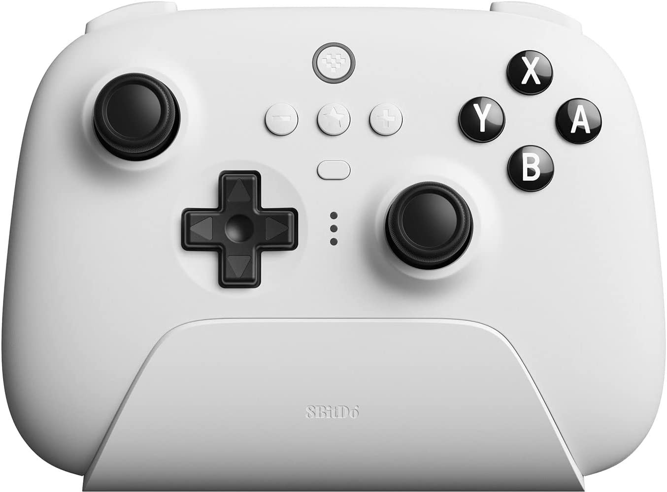 8BitDo Ultimate Bluetooth & 2.4g Controller with Charging Dock for Switch and Windows - White