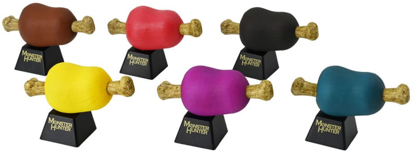 Capcom Monster Hunter Trading Figure 6-Pack Complete Blind Set - Meat Collection (6 Figures)