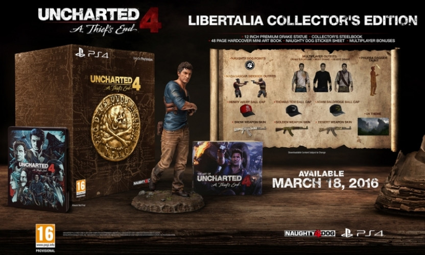 Image of Sony Uncharted 4, A Thiefs End (Libertalia Collectors Edition) PS4