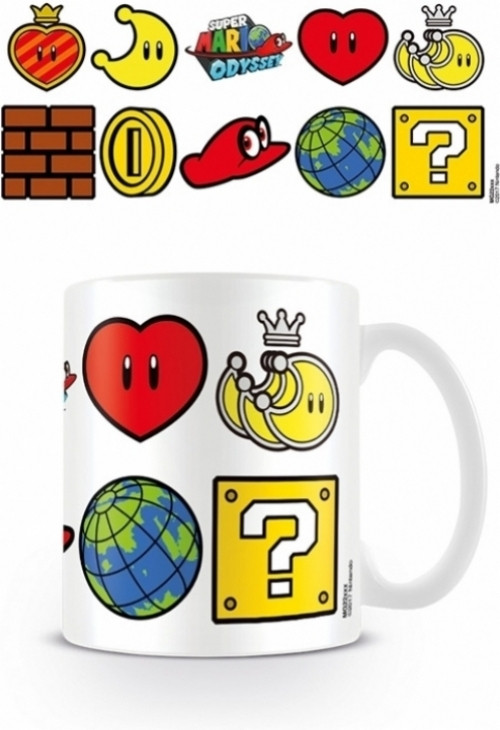 Super Mario Odyssey Mug - Icons