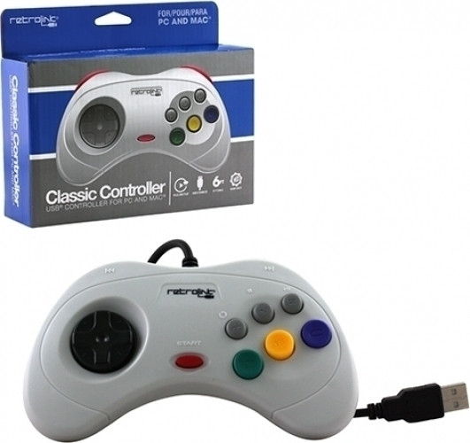 Image of Saturn Style USB Controller (Grijs)