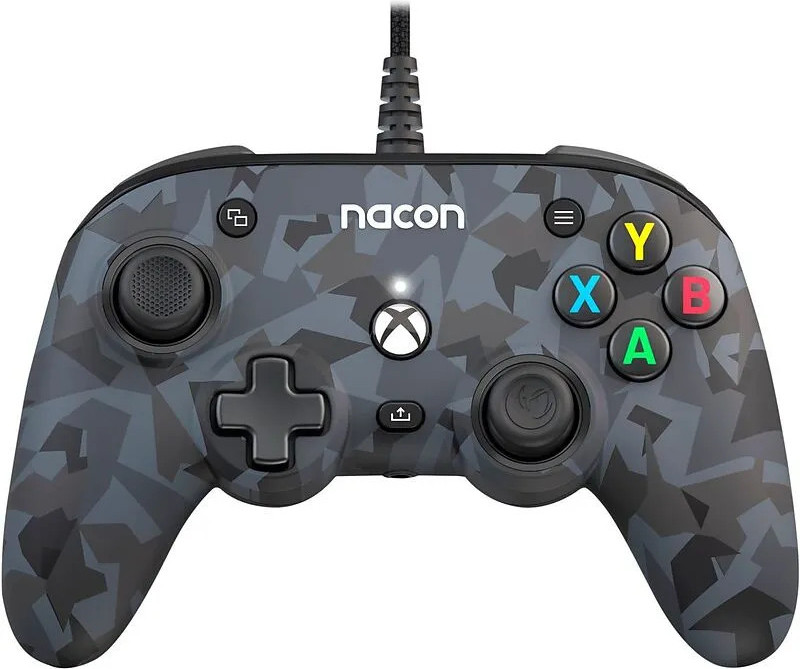 Nacon Pro Compact Wired Controller - Grey Camo