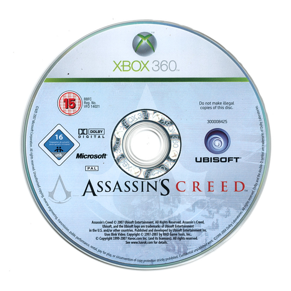 Assassin's Creed (losse disc)