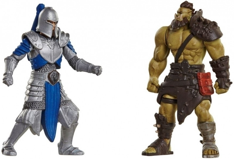 Image of Warcraft Mini Figures - Alliance Soldier vs Horde Warrior