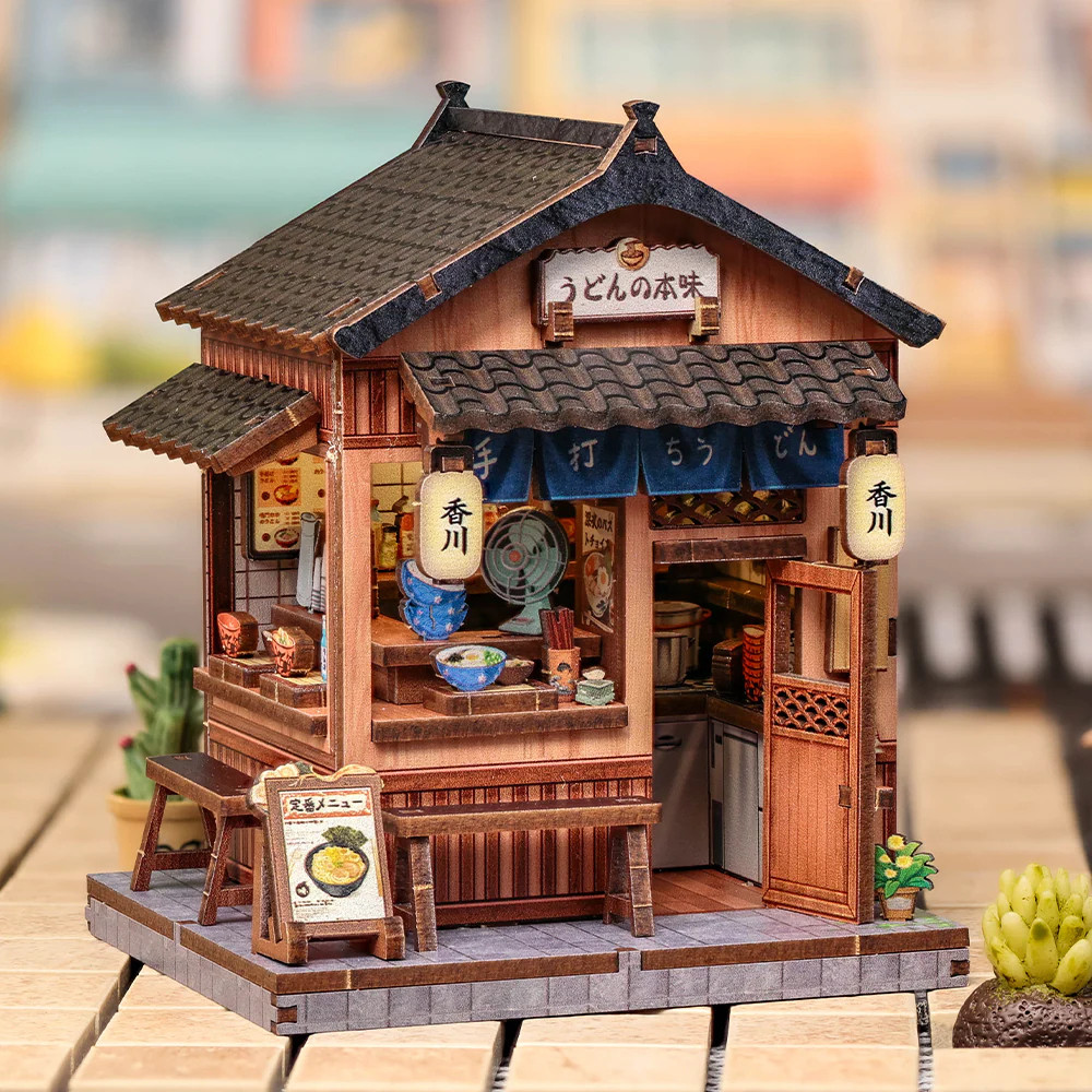 Miniature House Model Kit - Kagawa Udon House