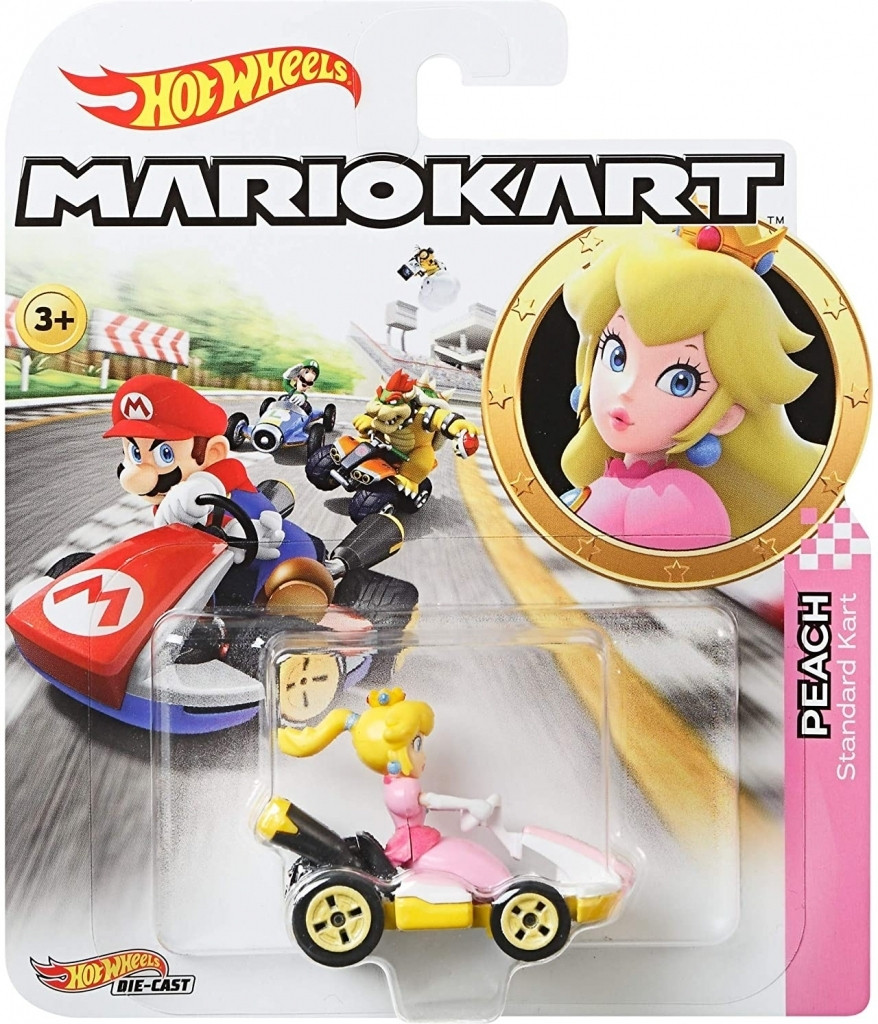 Hot Wheels - Mario Kart 1:64 Replica - Peach